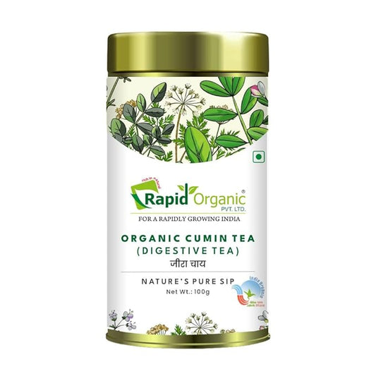 Rapid Organic Cumin Tea - 100g | Natural Herbal Tea | Improved Digestion, Weight Loss, and Reduced Inflammation (Copy)